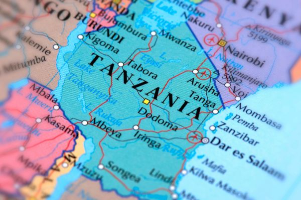 tanzania map